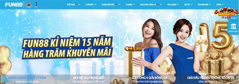 Fun88 là đối tác của nhiều nhà cung cấp game nổi tiếng